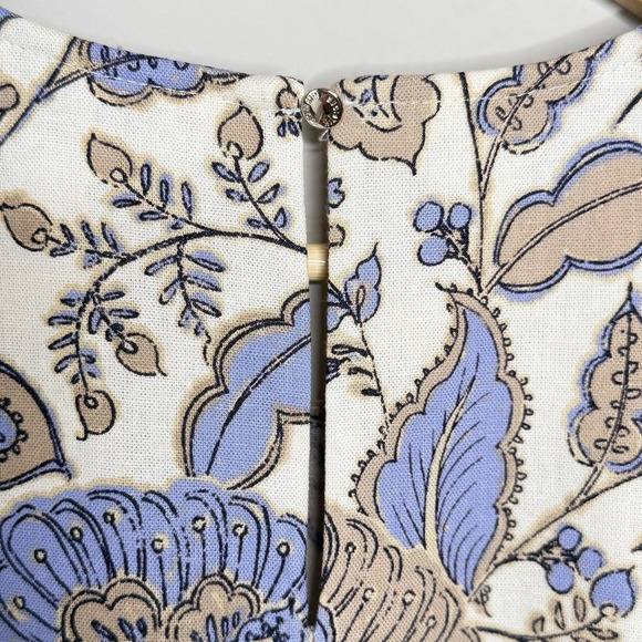 Tommy Hilfiger Paisley‎ Linen Sleeveless Dress Women's Size 10 - Picture 14 of 16
